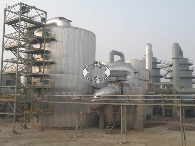 本公司承建的西北铅锌厂冶炼项目20万吨年硫酸（109m2沸腾炉）